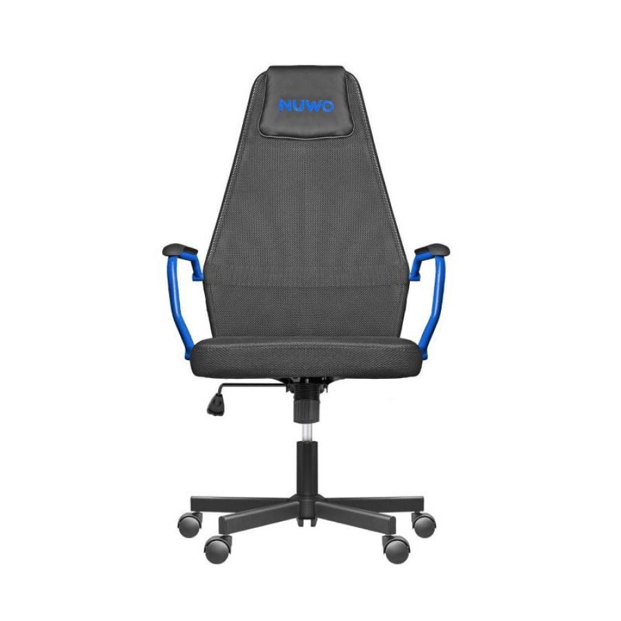Nuwo sedia office grid blu, nero e blu