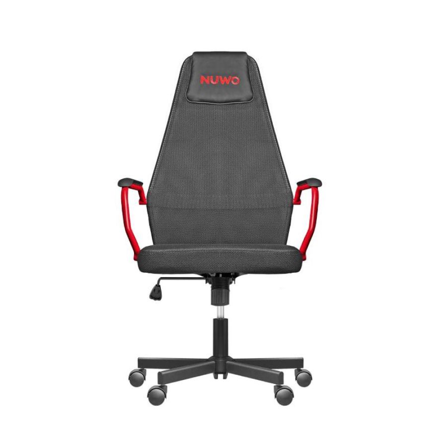 Nuwo sedia grid, rosso e nero