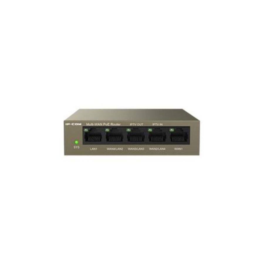 Ip-com 5 port cloud managed poe router / ap controller max 4 wan