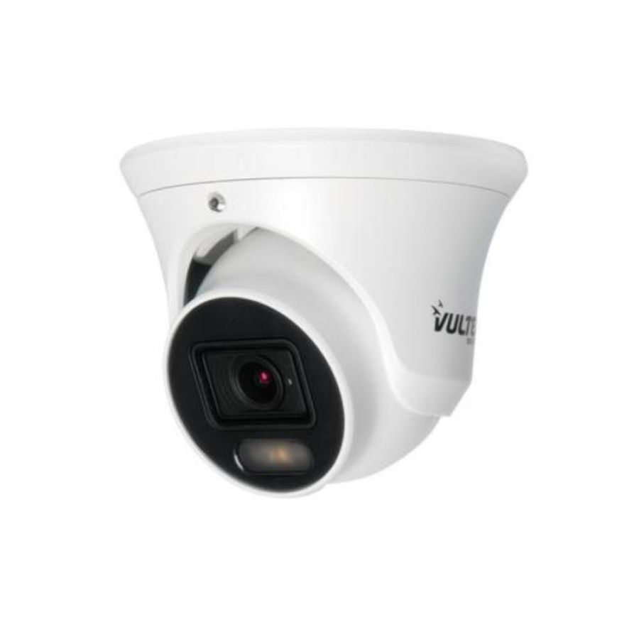 Vultech security telecamera ip dome dual light showcolor 1/2,7 5 mpx h.265 poe wdr 2,8mm 2 pcs led