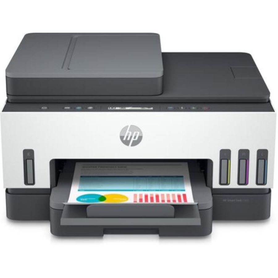 Hp multif. ink a4 colore, smart tank 7305, 15ppm, adf, fronte / retro, usb/wifi, 4 in 1