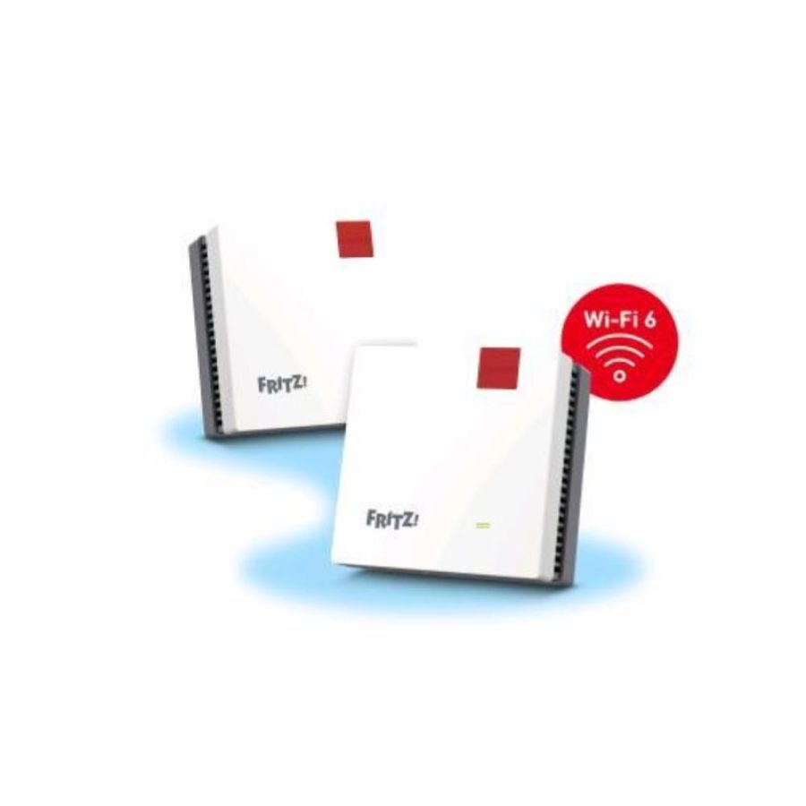 Fritz! fritz mesh set 1600 2-pack sistema mesh wi-fi 6 dual band 2.4/5ghz da interno 2 pz.