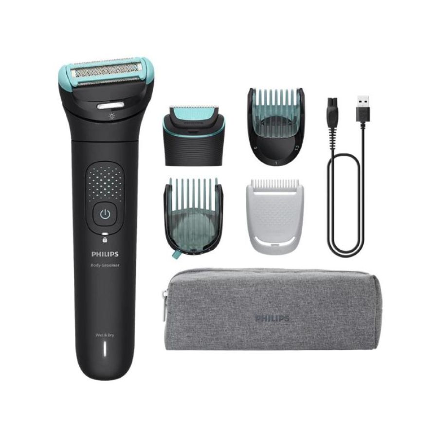 Philips ped philips multigroom rasoio corpo bg7470/15 wet dry serie 7000o