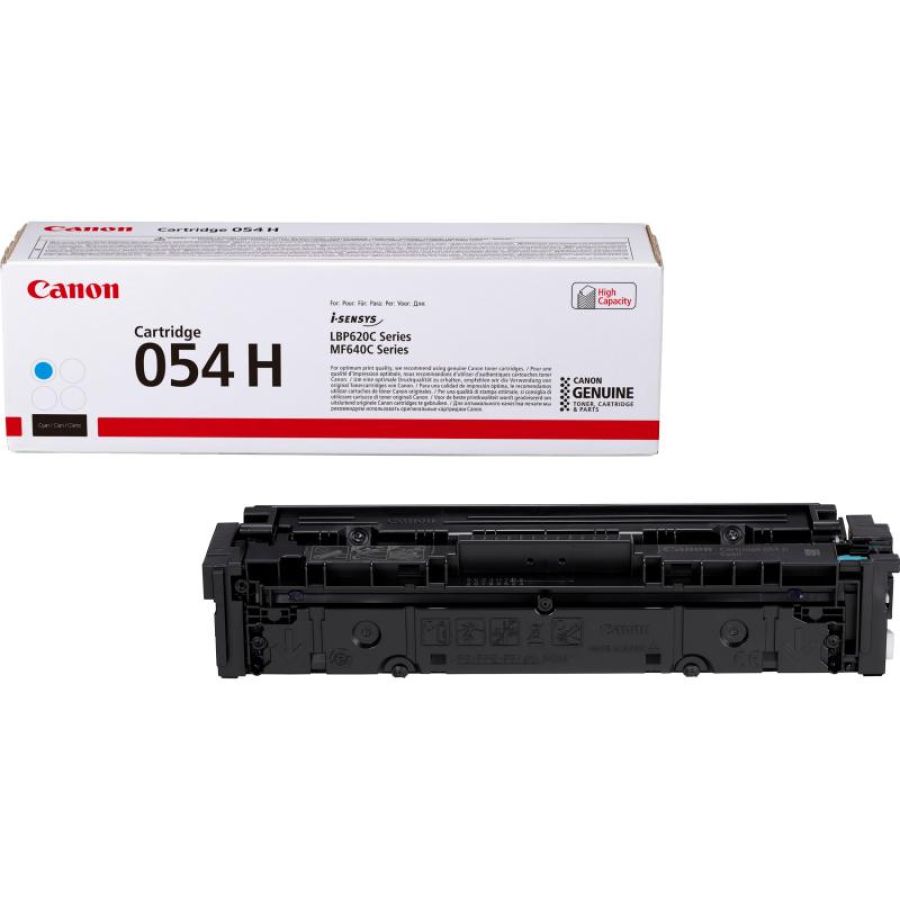 Canon cartuccia toner a resa elevata 054 h, ciano