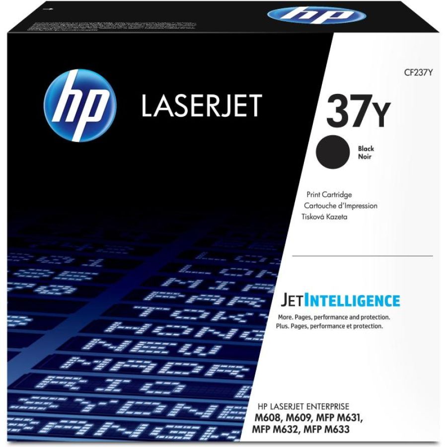 Hp cartuccia toner nero originale ad altissima capacità laserjet 37y