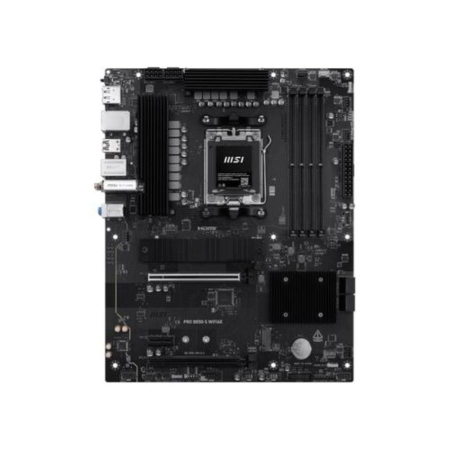 Msi mb pro b850-s wifi6e,am5,4ddr5,2pci-ex16,1pci-ex1,2m.2,4sata3,5usb 10g,6usb 5g,4usb2,hd audi