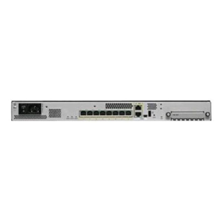 Cisco firepower 1120 next-generation firewall 8 porte 1000base-t - gigabit ethernet - 8 x rj-45 - 4 slot di espansione totali - 1u - montabile a rack