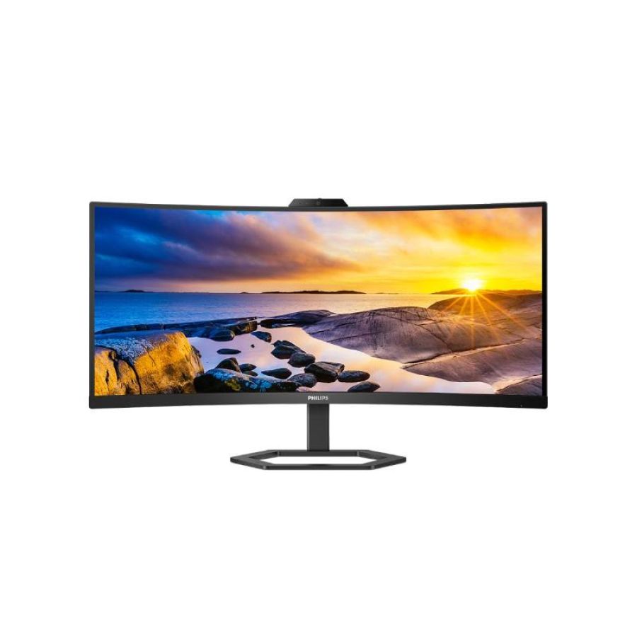 Philips monitor curvo 34 wled va 21:9 uwqhd 4ms, dp/hdmi, usb-c docking, webcam, reg altezza, multim