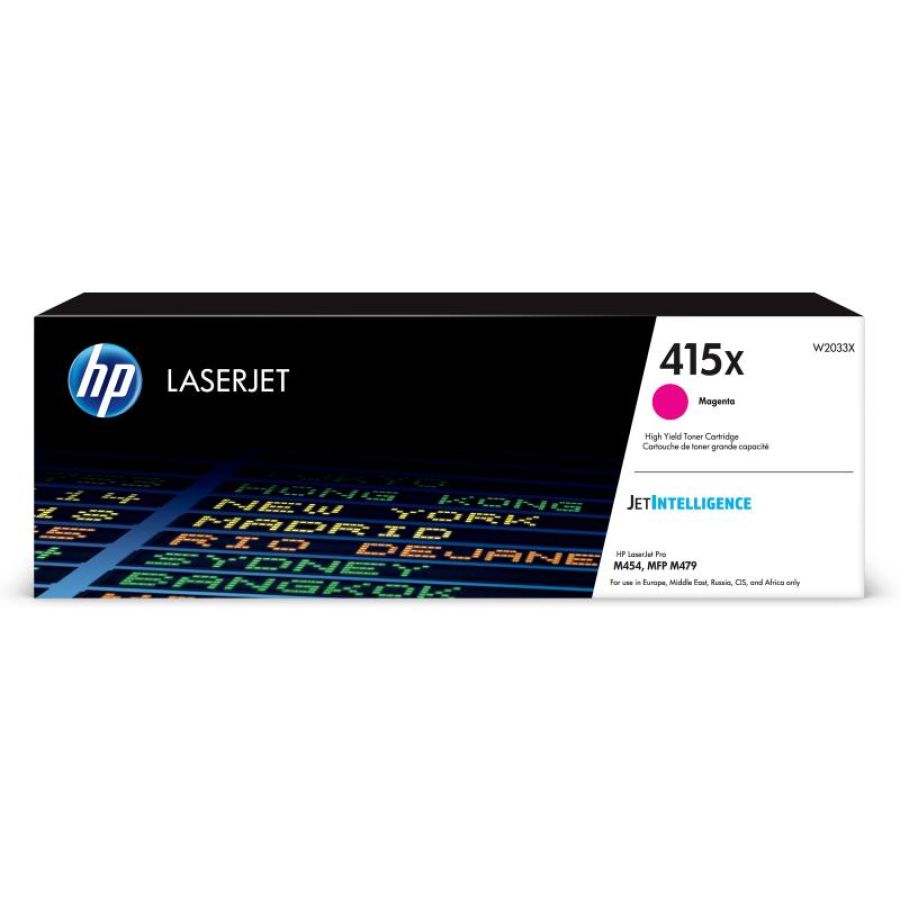 Hp cartuccia toner magenta originale laserjet 415x ad alta capacità