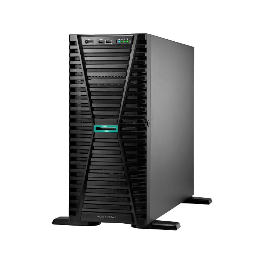 Server tower hpe ml110 gen11 xeon-b 3508u 8c 2.1ghz 32gb ram 8x2.5 sff 2x480gb ssd vroc nodvd 2lan 2x1000w 3y nbd smartch.