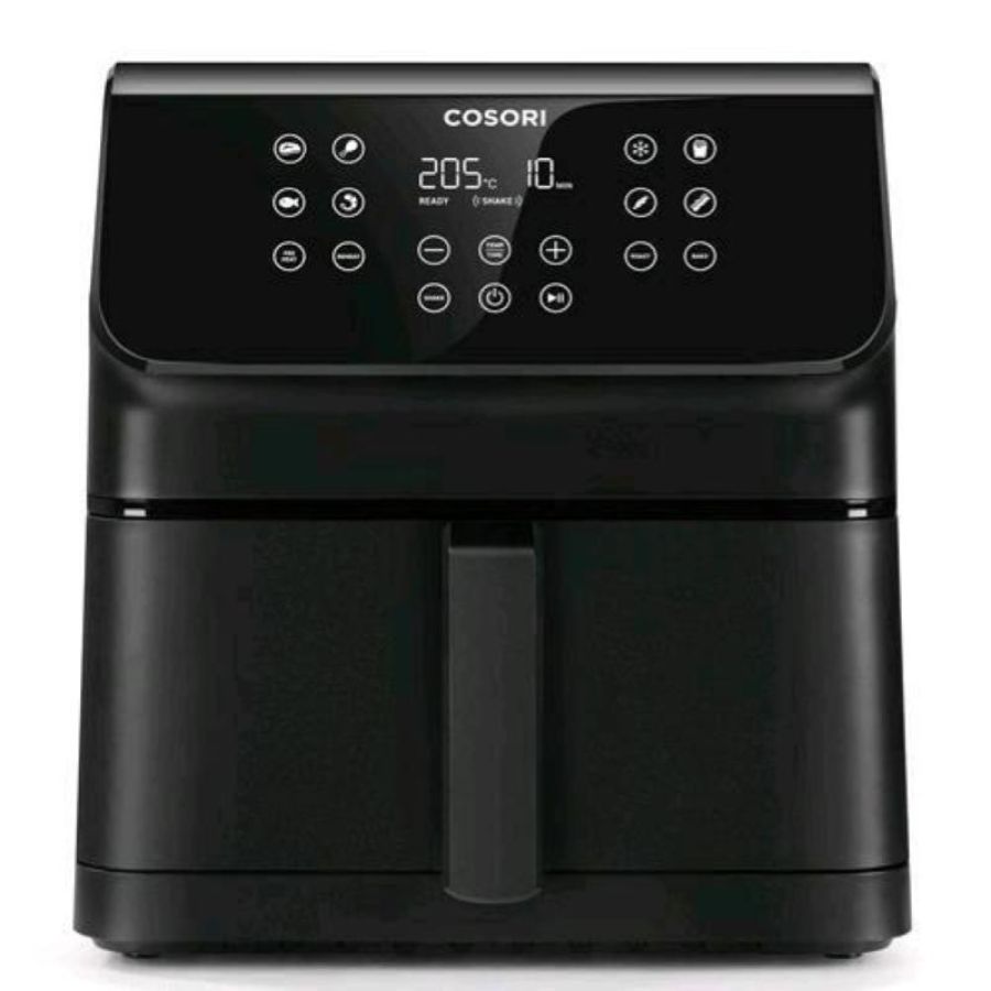 Cosori p651 premium ii chef edition friggitrice ad aria 6.2 lt 1700w 12 funzioni di cottura in 1 con timer nero