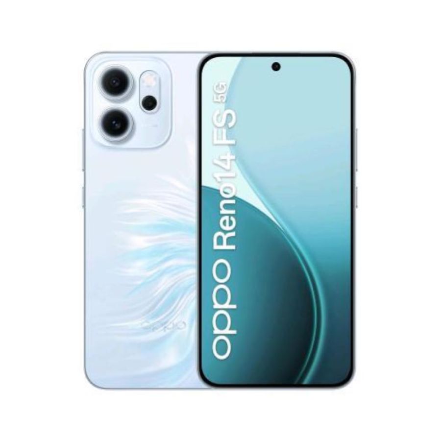 Oppo reno 14fs 5g dual sim 6.57 octa core 512gb ram 12gb 5g italia opal blue