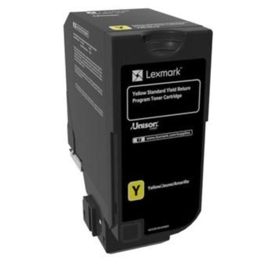 Lexmark 74c2sy0 cartuccia toner 1 pz originale giallo