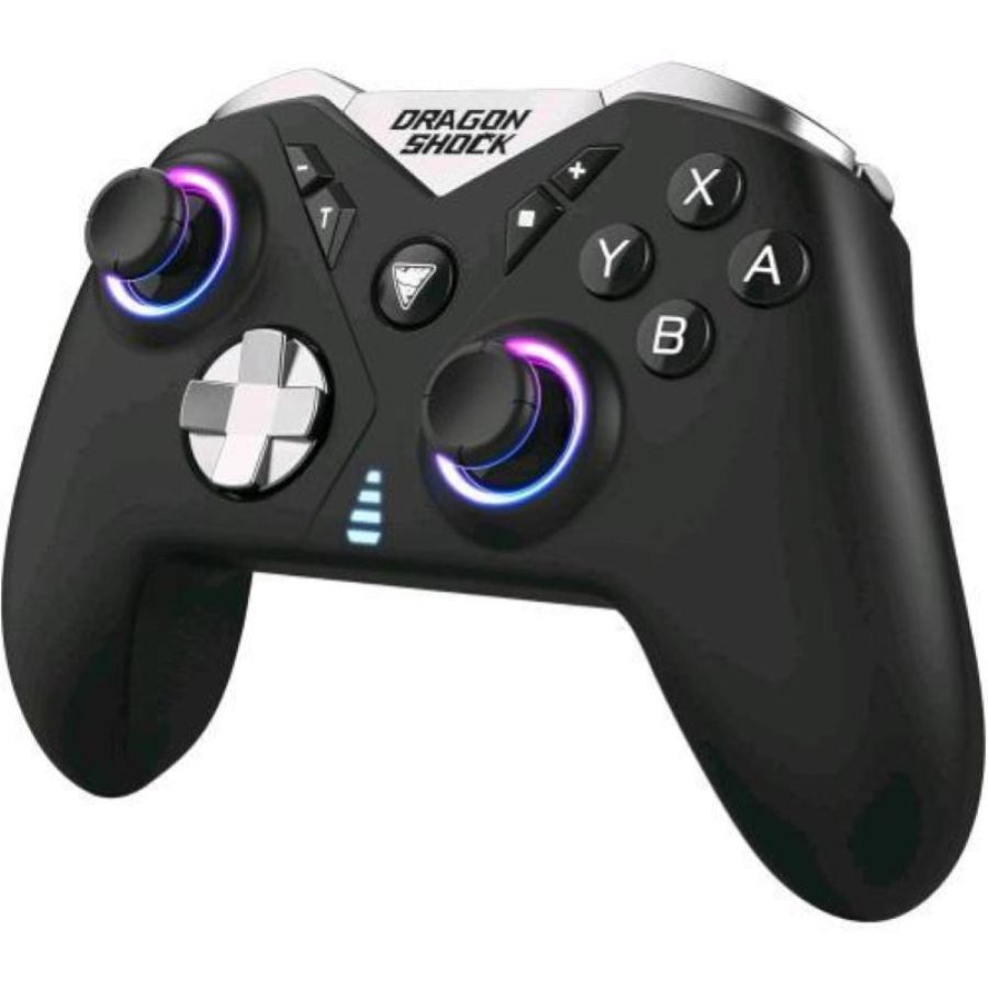 Dragon shock nebula pro nintendo switch controller wireless rgb 4 pulsanti posteriori programmabili black