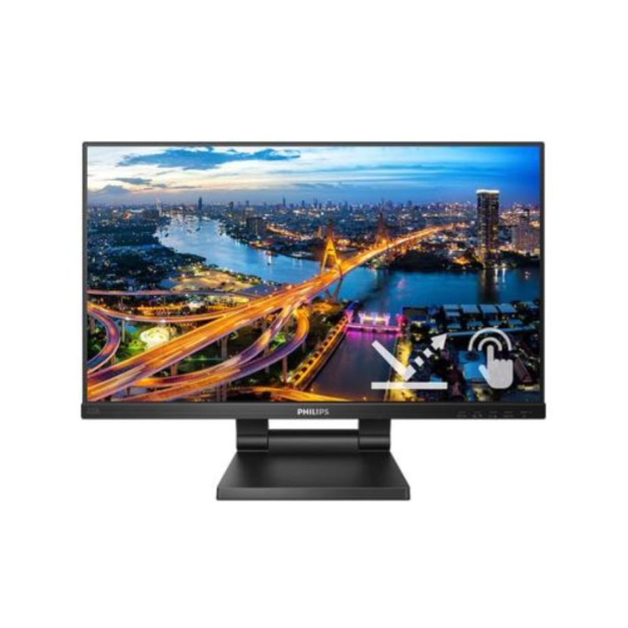 Philips monitor touch 21,5 led tn 16:9 fhd 4ms 250 cdm, vga/dp/hdmi, multimediale