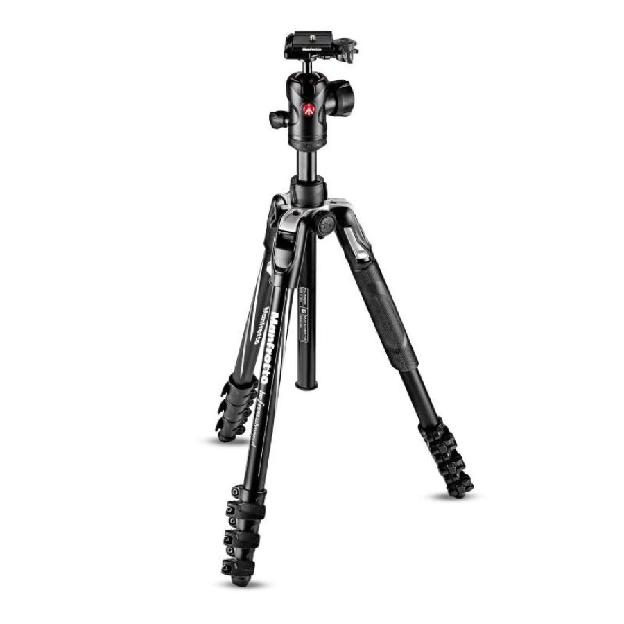 Manfrotto mkbfrla4bk-bh treppiede 3 gamba/gambe nero, argento