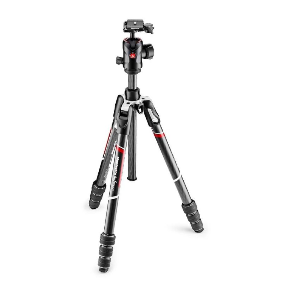 Manfrotto mkbfrtc4gt-bh treppiede videocamera portatile 3 gamba/gambe nero, argento