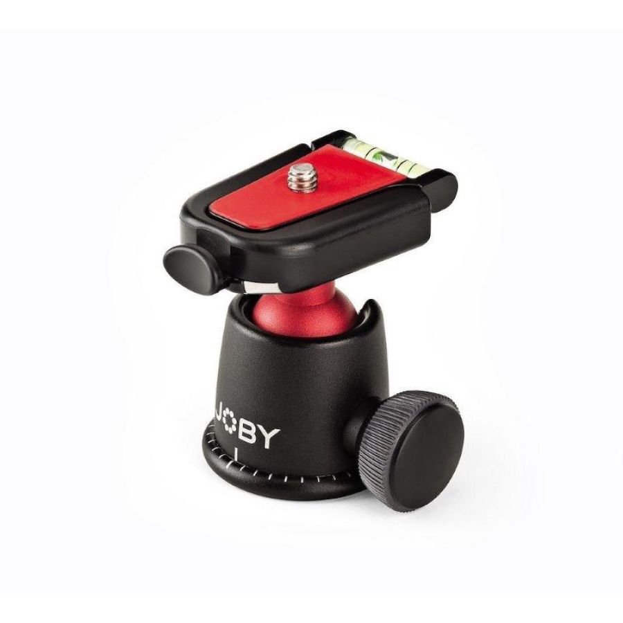 Joby ballhead 3k testa per treppiede nero, rosso acrilonitrile butadiene stirene (abs), alluminio, acciaio armonico, acciaio,