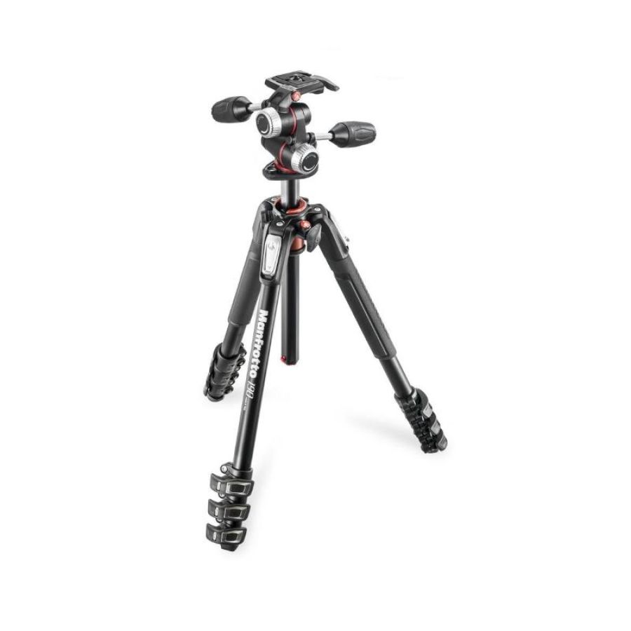 Manfrotto mk190xpro4-3w treppiede fotocamere digitali/film 3 gamba/gambe nero