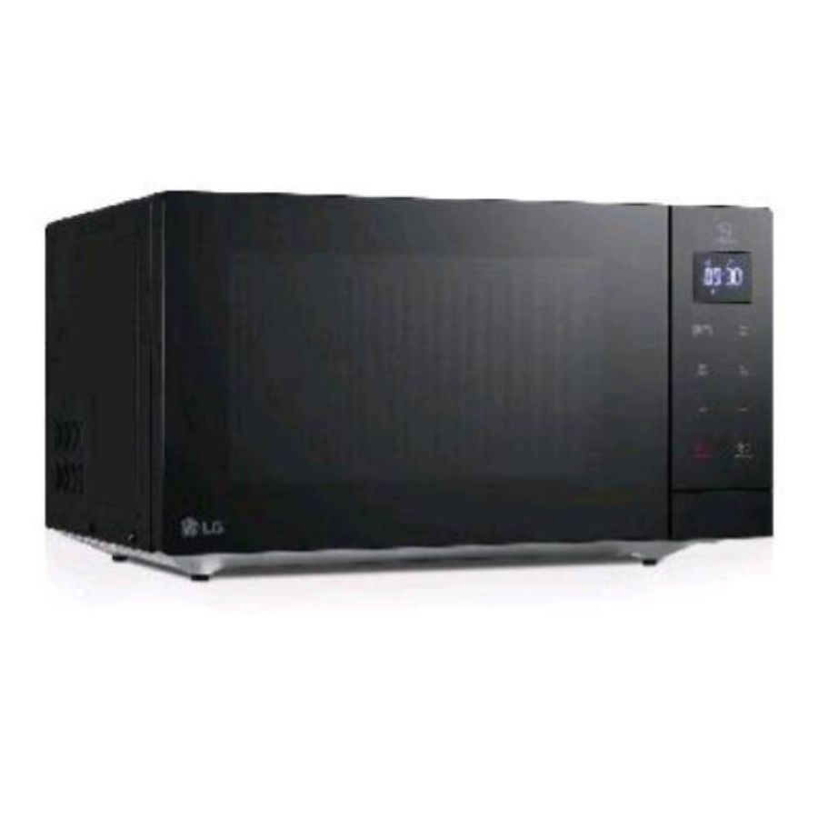 Lg mh7032jas forno a microonde con grill 30 lt 900/1000w 5 livelli di potenza display led nero