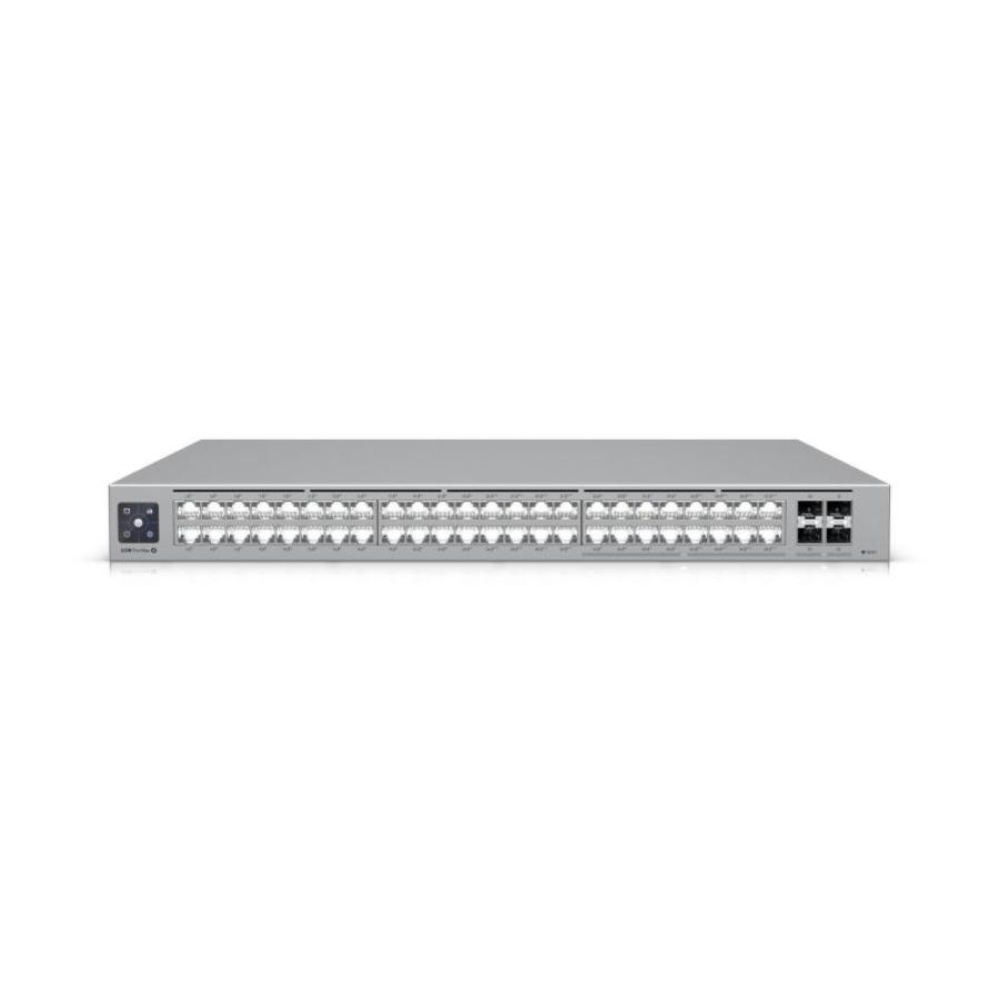 Ubiquiti usw-pro-max-48-poe switch di rete l3 2.5g ethernet (100/1000/2500) supporto power over ethernet (poe) grigio