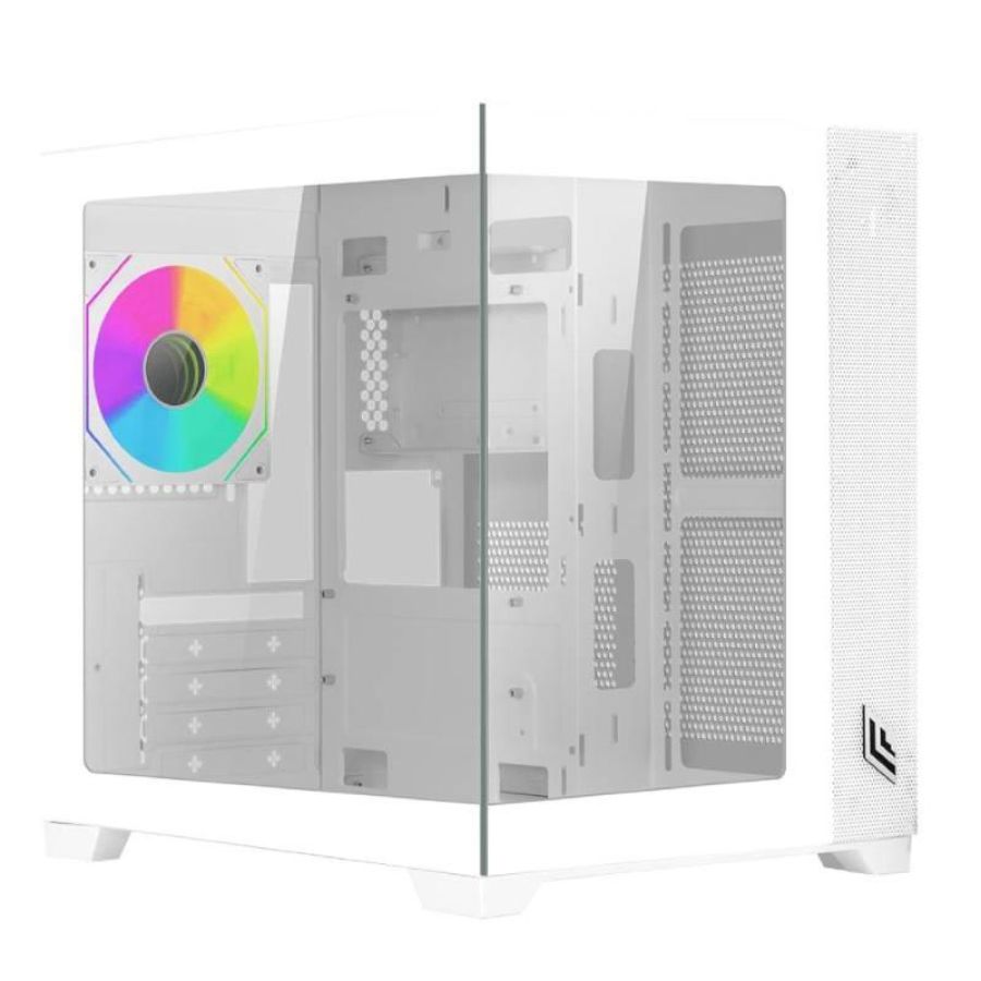Noua case mid-tower nopsu vision mini wh micro atx vision zh100