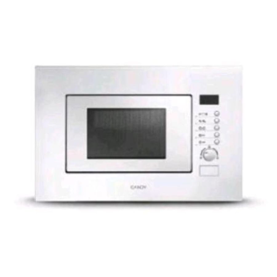 Candy mic20gdfbit forno a microonde da incasso con grill 20 lt 800w 8 livelli di potenza bianco