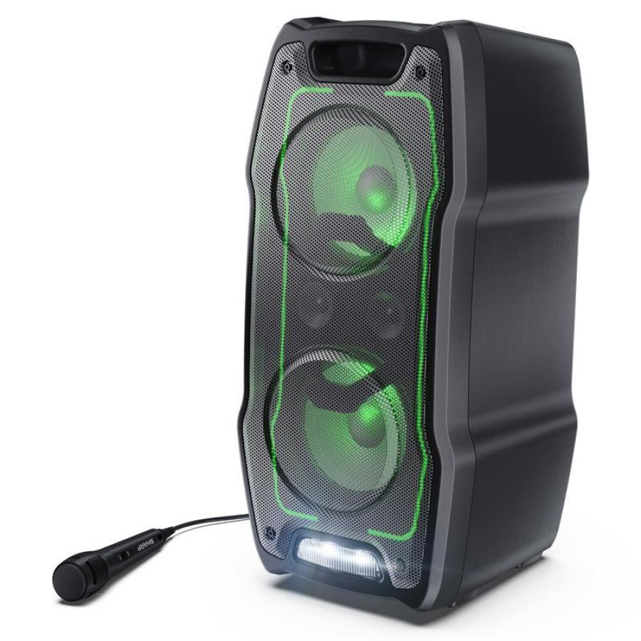 Sharp xpary sing (ps-931) - speaker bluetooth portatile tws - 180w - usb - aux - gioco luce led rgb