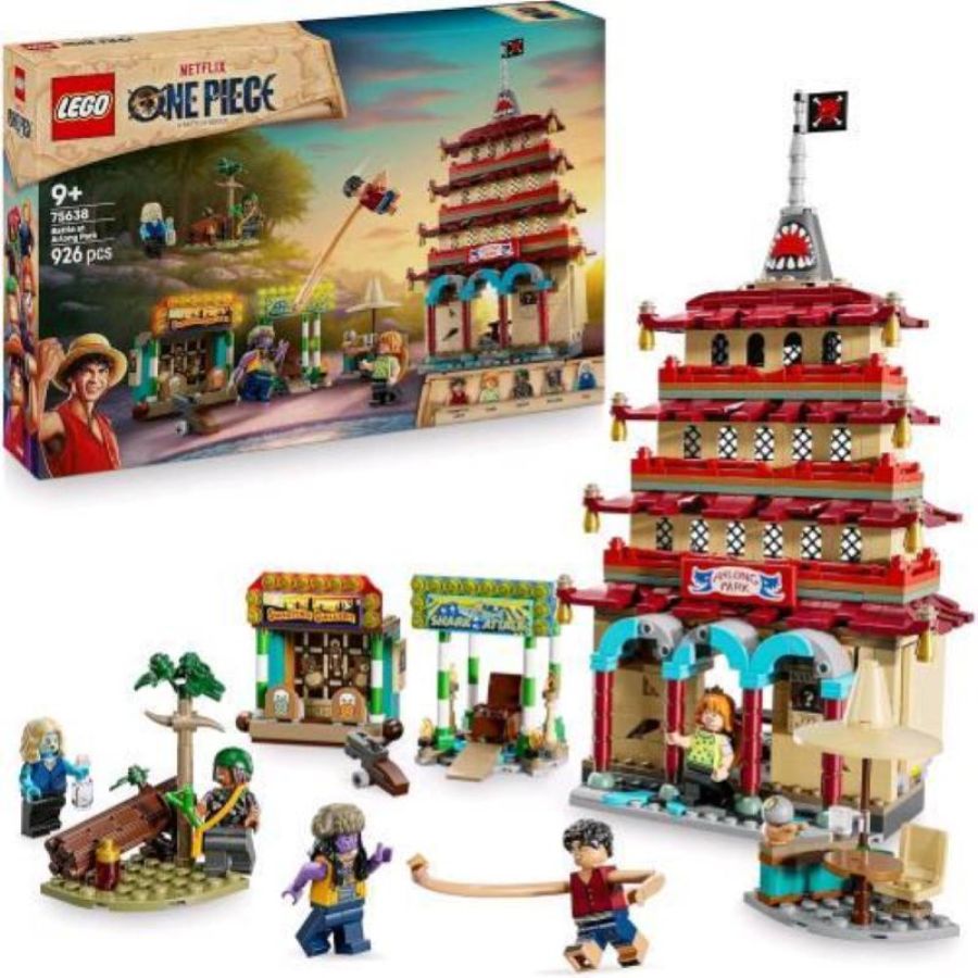 Lego one piece battaglia ad arlong park giocattolo interattivo con 5 minifigure