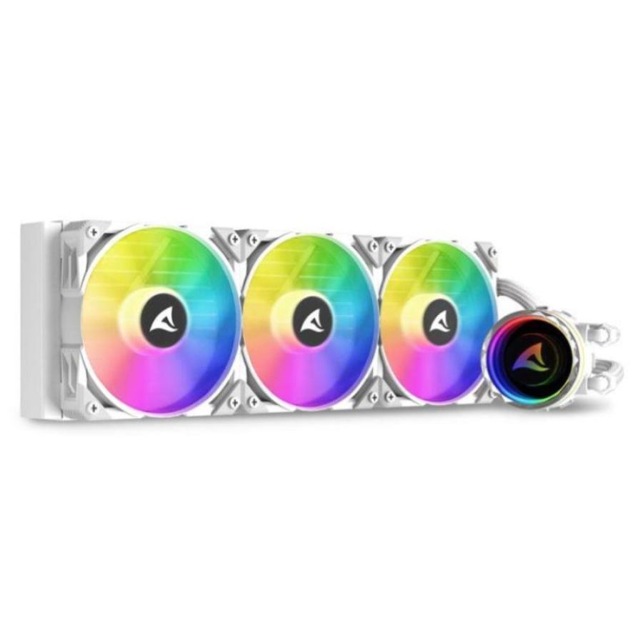 Ventola dissipatore a liquido s90 rgb white