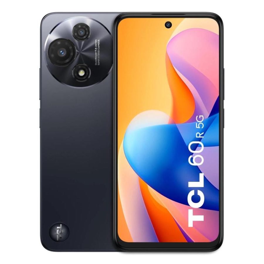 Tcl 60r 5g 4/128gb space gray dual sim - (garanzia italia - tim)