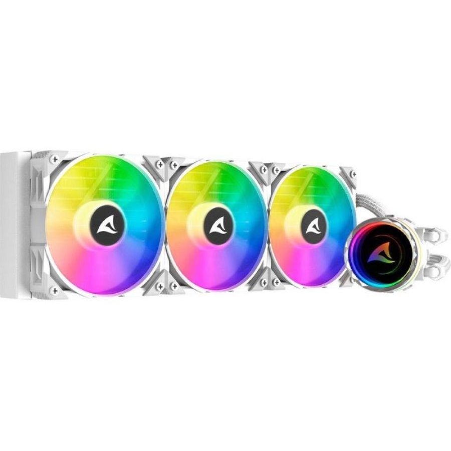Sharkoon liquid cooling s90 argb 360 white