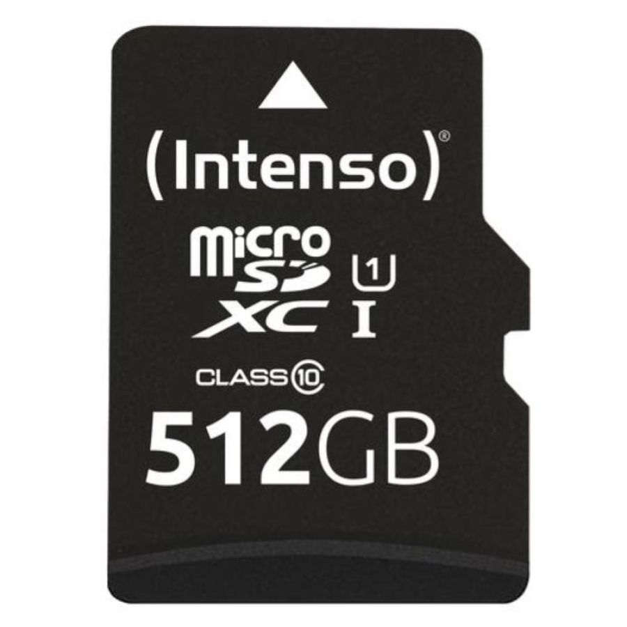 Intenso memory card micro sd 512gb uhs-i premium up to 90 mb/s