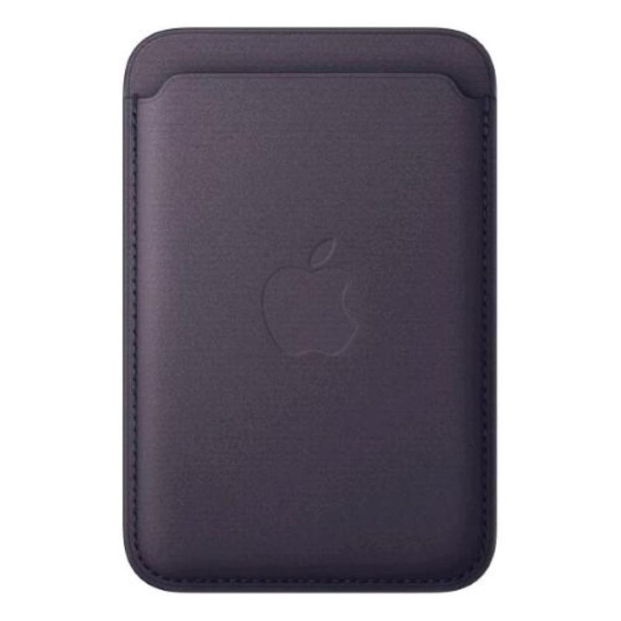 Apple portafoglio magsafe in tessuto finewoven per iphone/carte di credito midnight purple