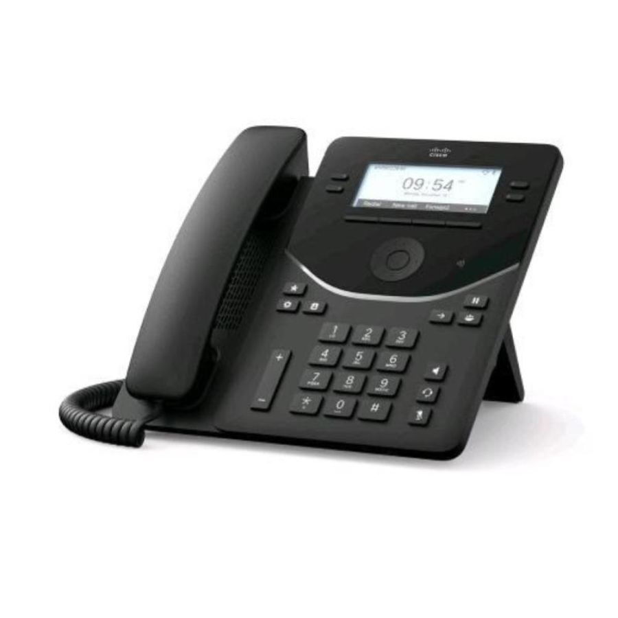 Cisco desk phone 9841 - telefono voip trusted platform module (tpm) 2.0 con id chiamante/chiamata in attesa - sip, rtcp, rtp, srtp, sdp - 4 linee - nero carbonio