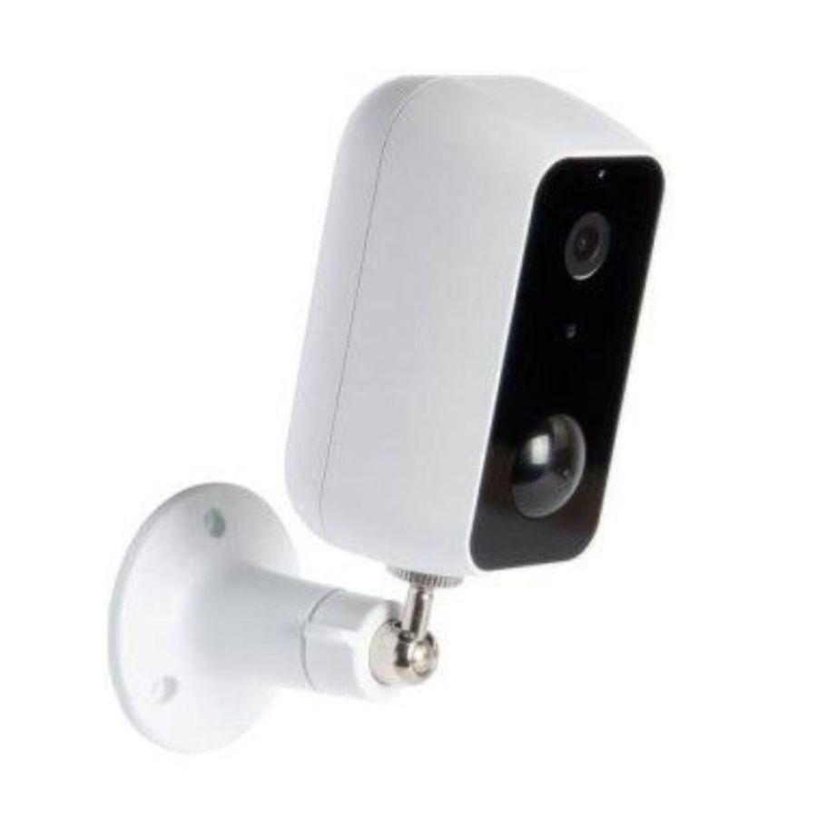 Telecamera a batteria isiwi wireless fri+ 5mpx bullet fissa per esterno ir led e showcolor audio bi