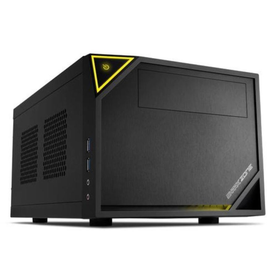 Sharkoon case mini-itx, 2 slot, 37 x 22.5 x 18.0 cm , usb 3.0, usb 2.0, 1x 120 mm fan (pre-installed), drive bays 2,5-ssd
