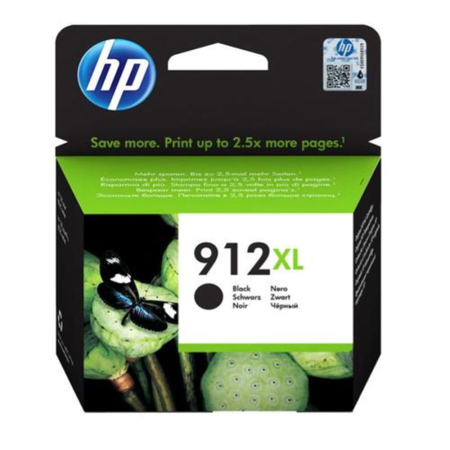 Hp cart ink nero 912 xl per officejet 8012, 8013, 8014, 8015, 8022, 8024, 8025, 8035 ts
