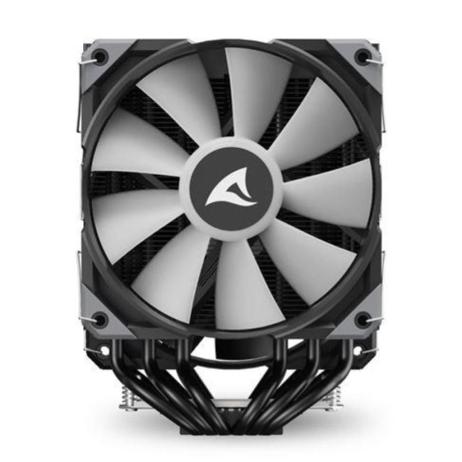 Sharkoon dissipatore ad aria 2x 120mm pwm fan, 6x copper pipes, direct touch, tdp 260w