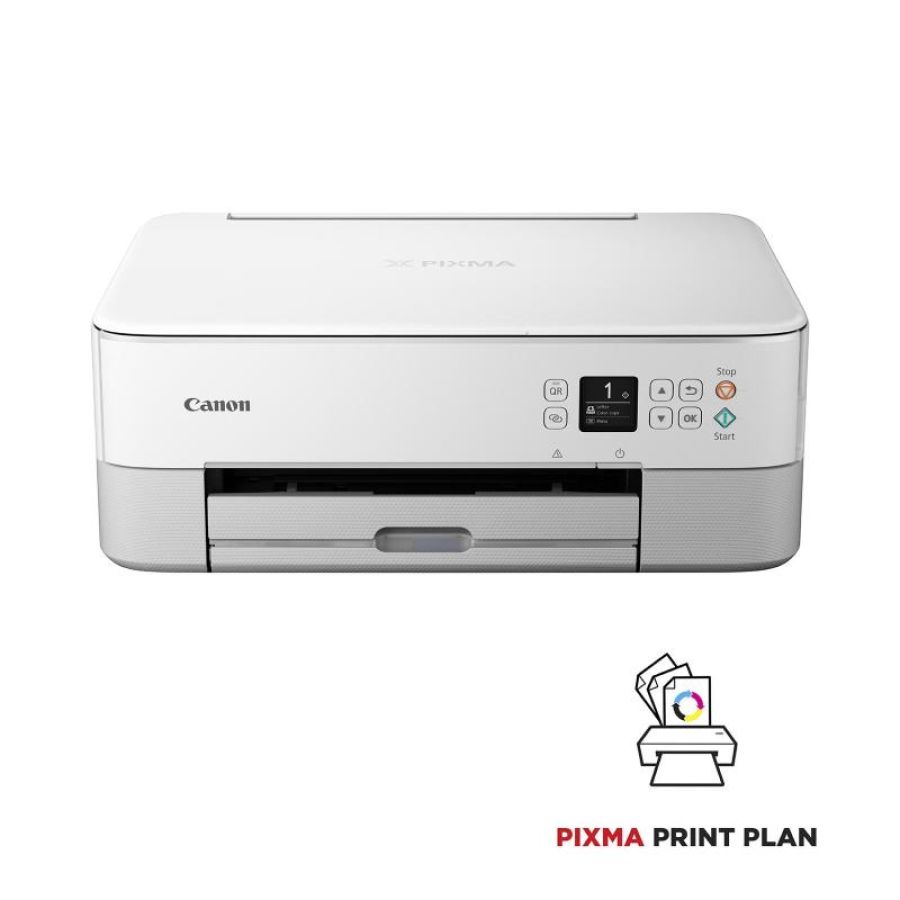 Canon multif. ink a4 colore, pixma ts5351i, 13ppm, fronte/retro, usb/wifi, 3 in 1, bianca