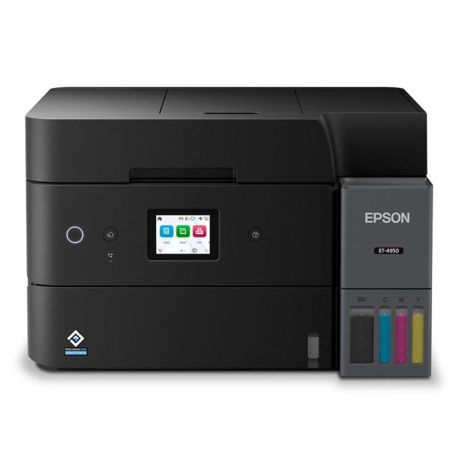 Epson multif. ink a4 colore, ecotank et-4950, 16ppm, fronte/retro, adf, usb/lan/wifi, 4 in 1