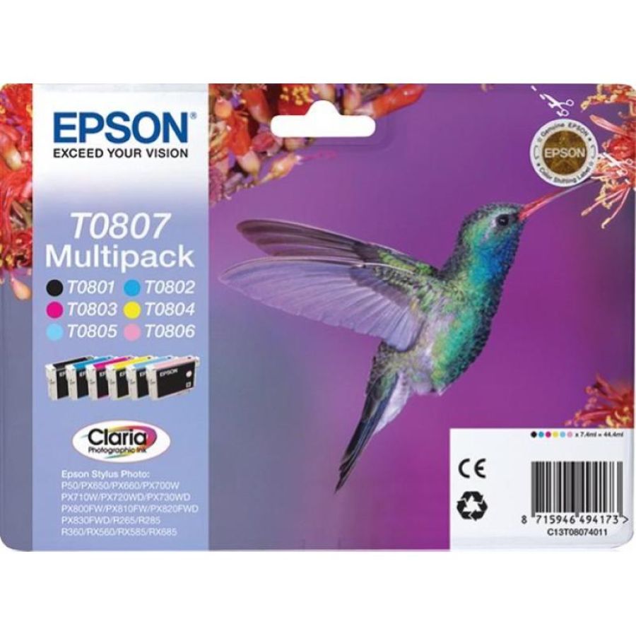 Epson hummingbird multipack a 6 colori