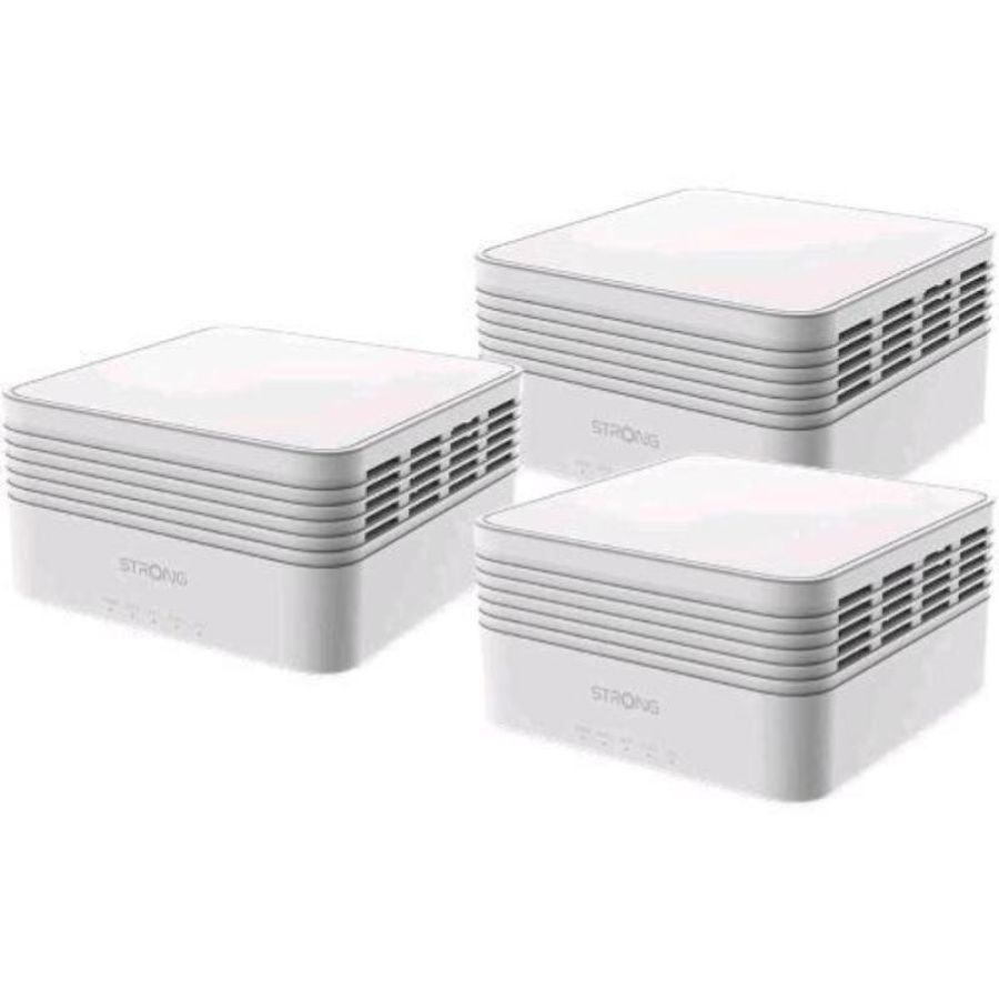 Strong atria wi-fi mesh ax3000 trio wireless extender wi-fi 6 mu-mimo kit 3 pz.
