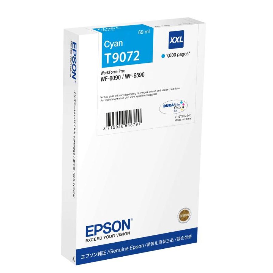 Epson c13t90724n cartuccia d\`inchiostro 1 pz originale resa extra elevata (super) ciano