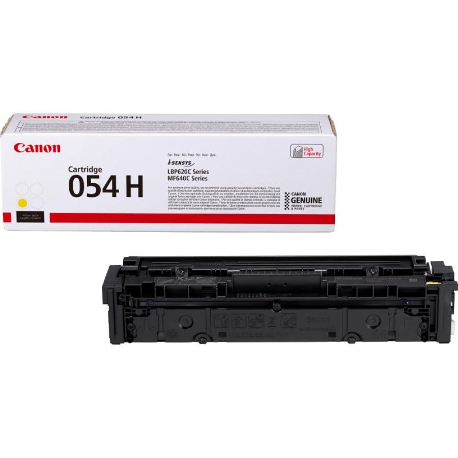 Canon cartuccia del toner a resa elevata 054 h, giallo