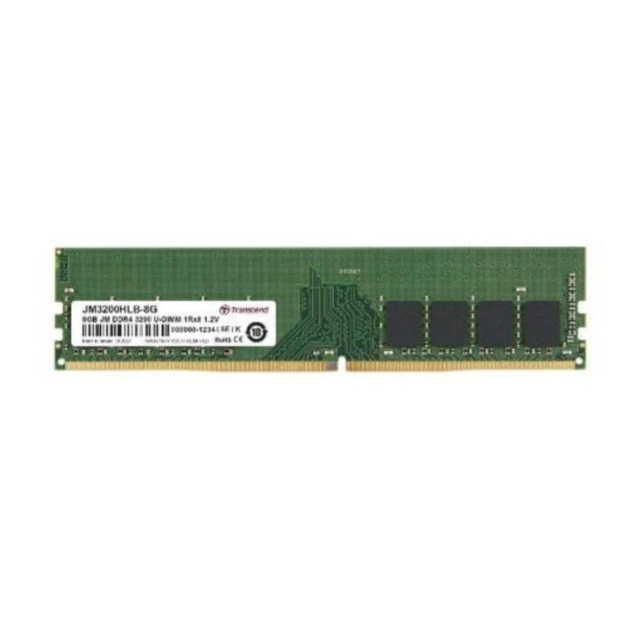 Transcend jm3200hlb-8g memoria ram 8gb 3.200mhz tipologia dimm tecnologia ddr4