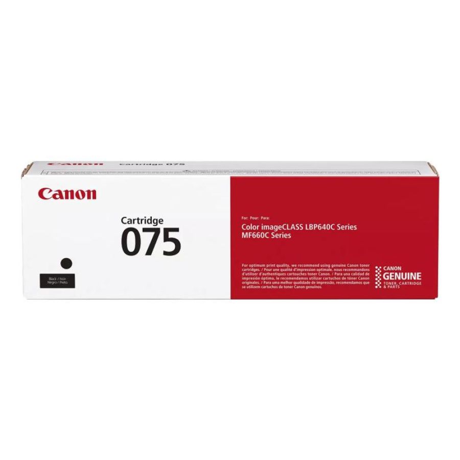 Canon 075 cartuccia toner 1 pz originale nero
