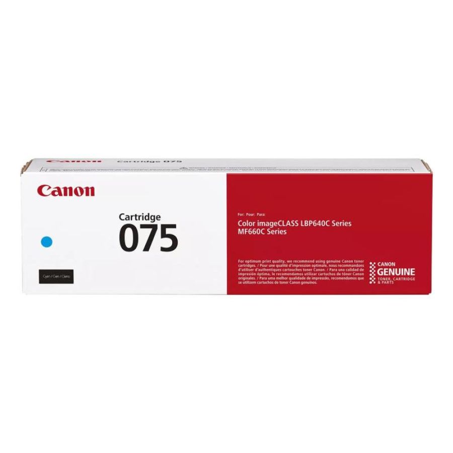 Canon 075 cartuccia toner 1 pz originale ciano