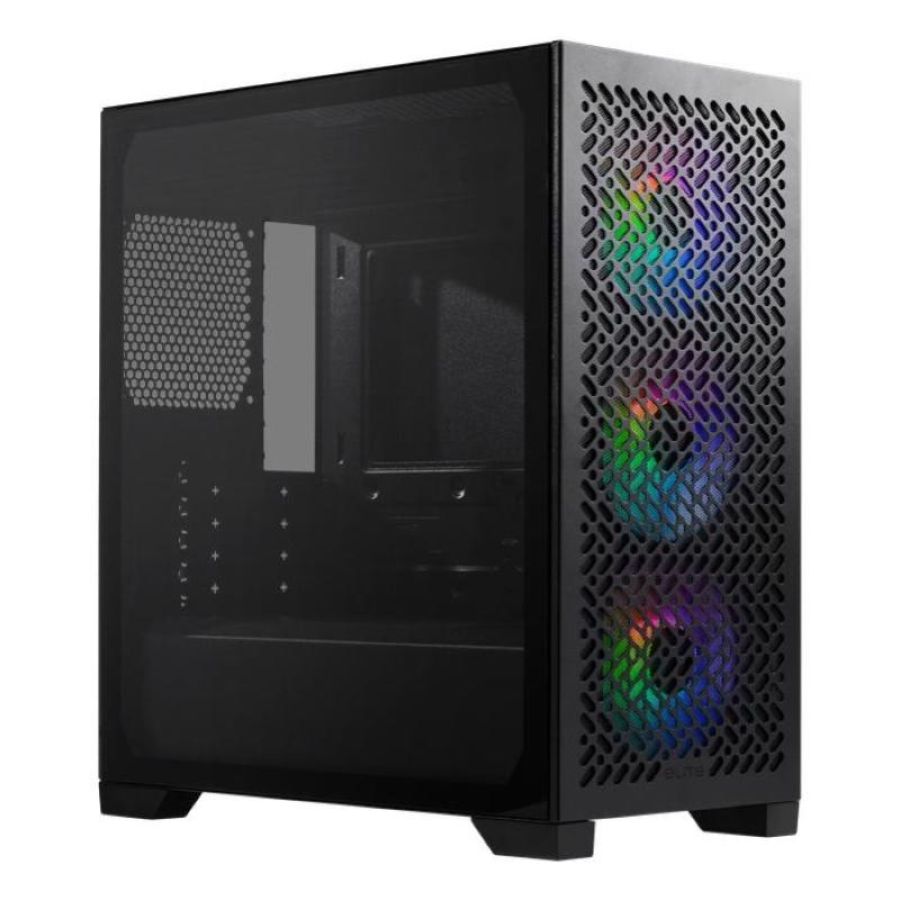 Cooler master elite 302 mini tower vetro temperato no-power matx/mini-itx