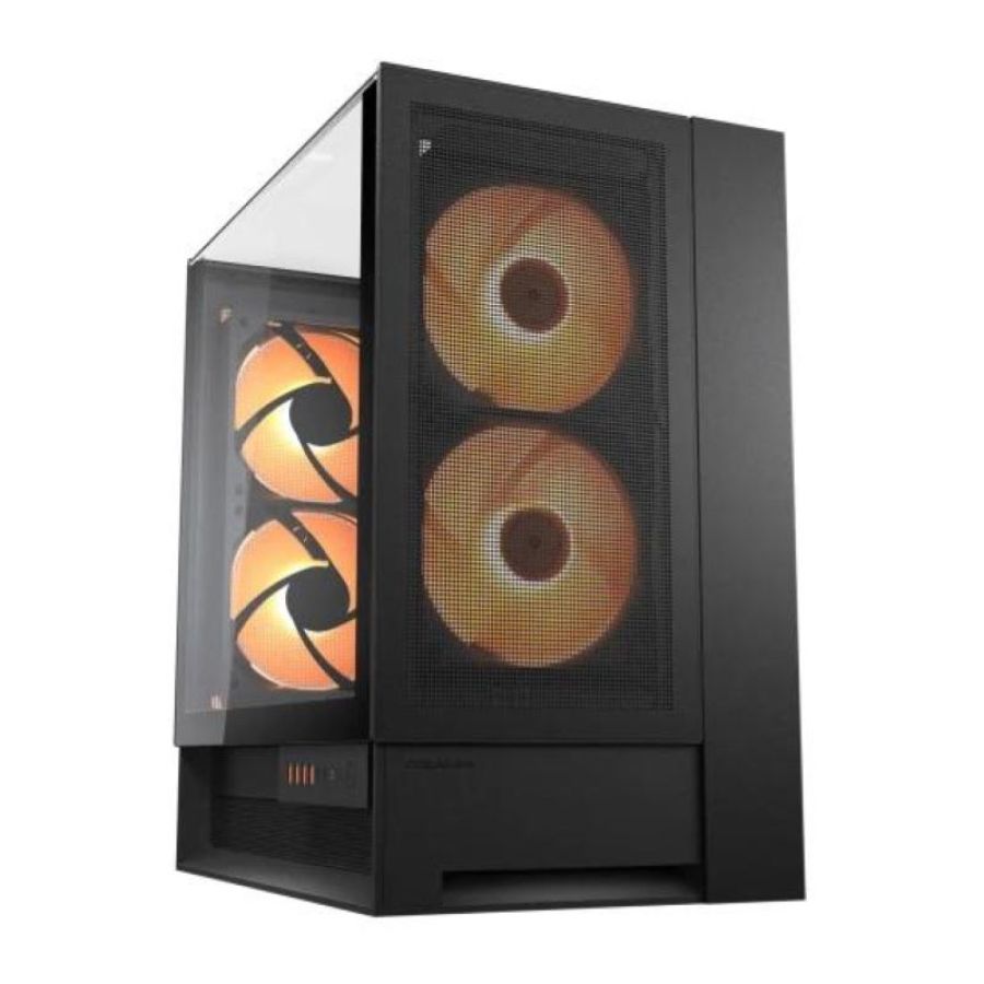 Cougar omnyx black midi tower vetro temperato no-power atx/matx/mini-itx